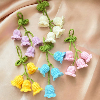 compare product Knitted Lily of the Valley Pendant