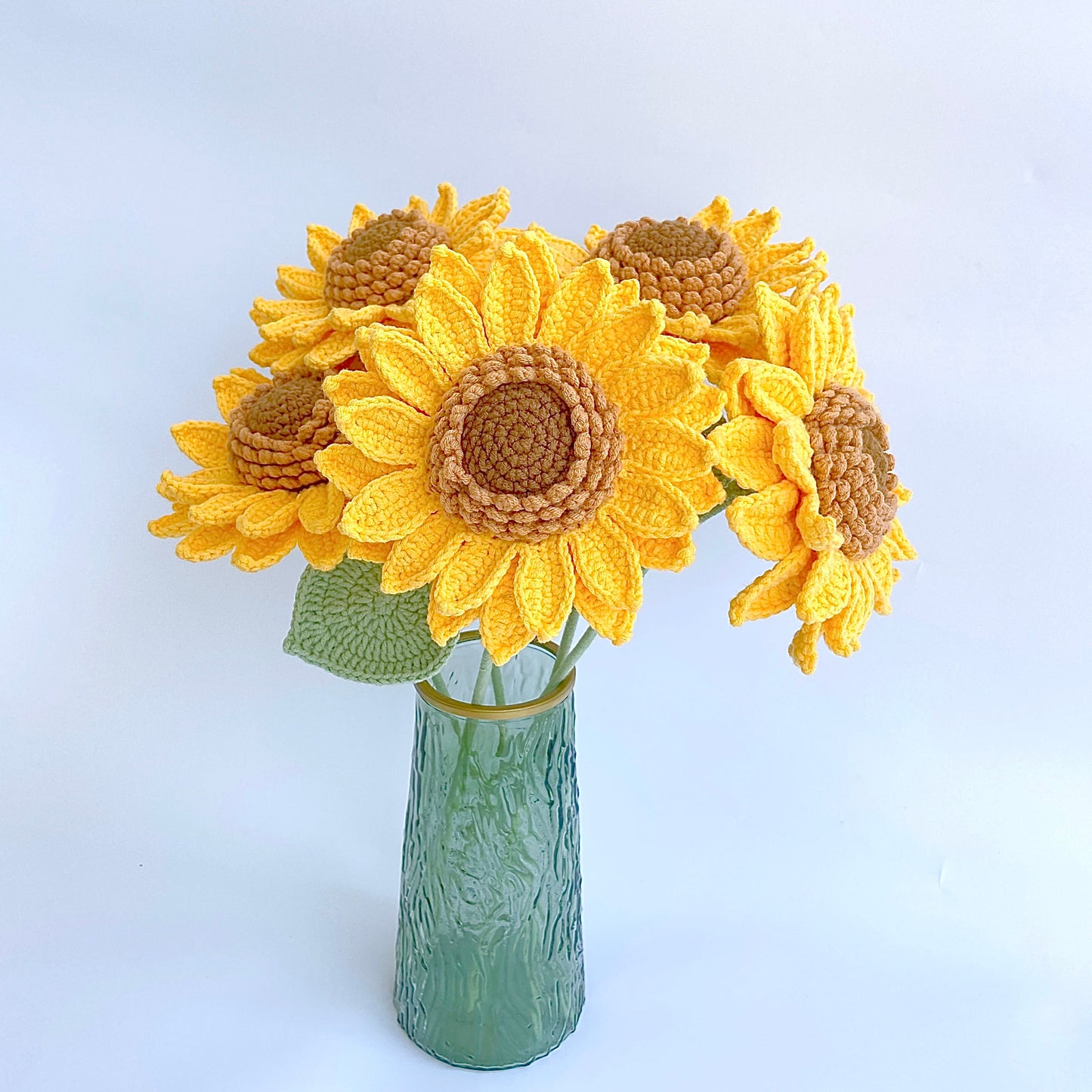 Hand Crochet Sunflower Bouquet