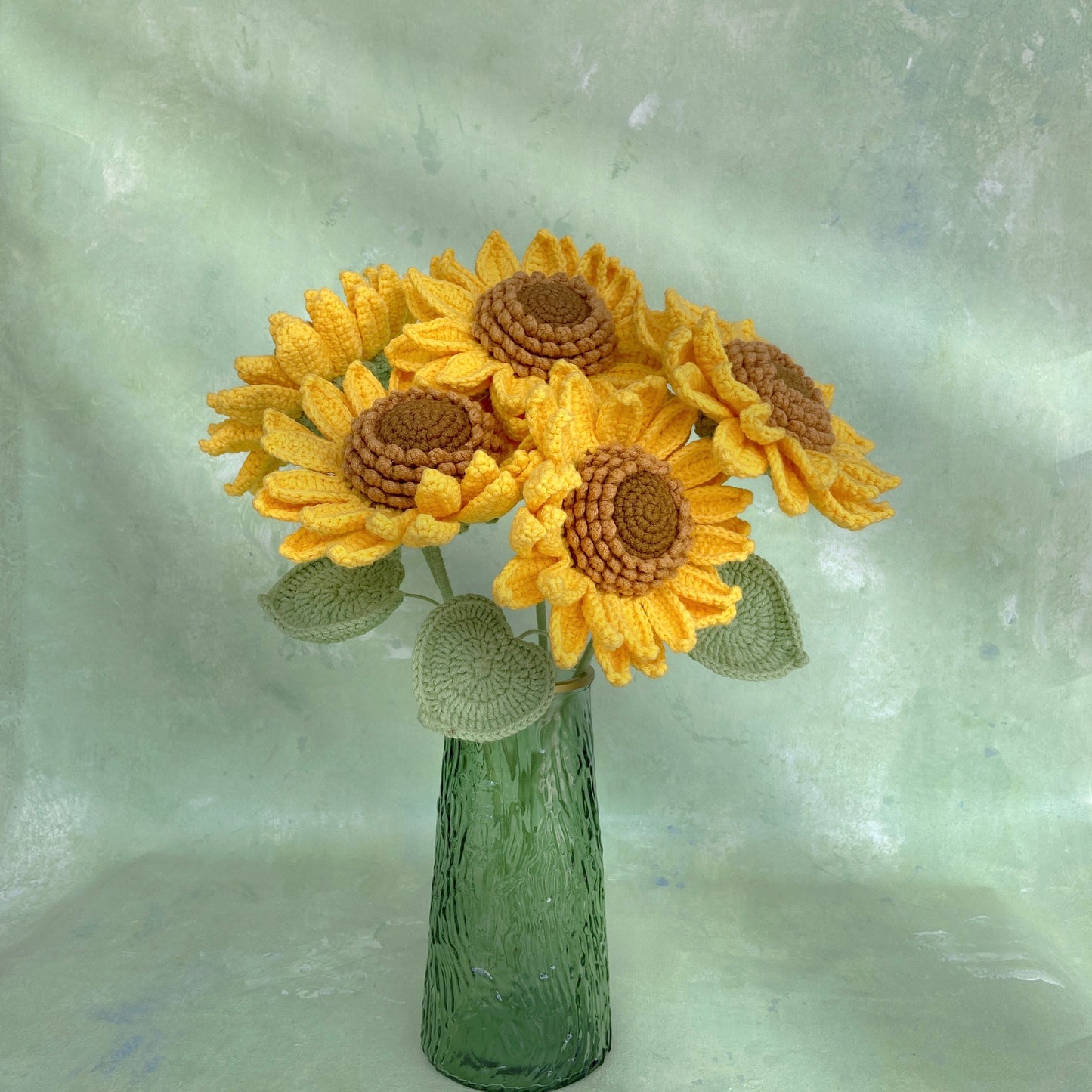 Hand Crochet Sunflower Bouquet