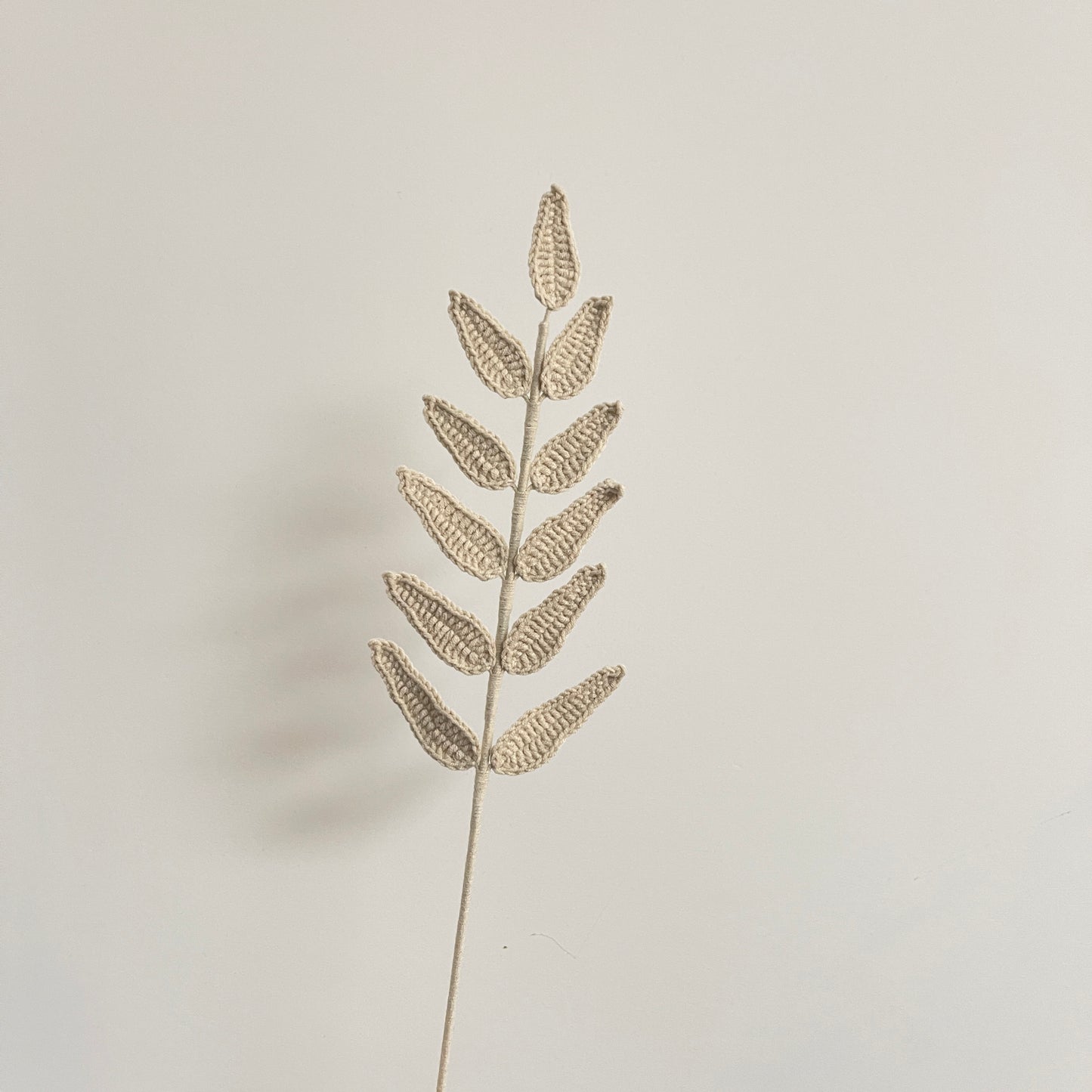 Handwoven leaves of dogtail grass