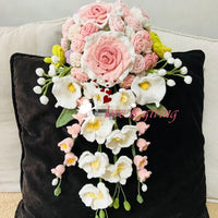 Crocheted Cascade Bouquet
