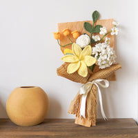 Handwoven lily Mixed Hydrangea Bouquet