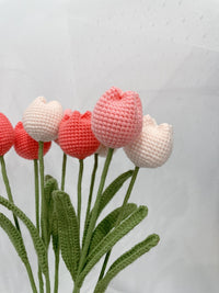Hand Crocheted Tulip Bouquet