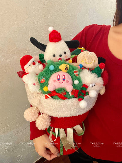 Christmas Gift Bouquet Kirby Pacha Dog Doll