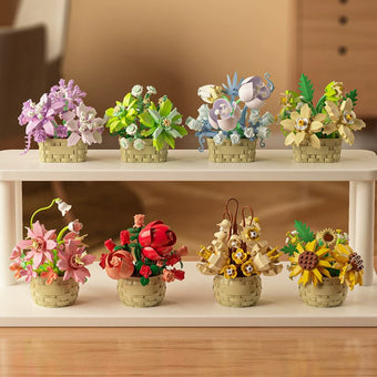 compare product Building block flower pots