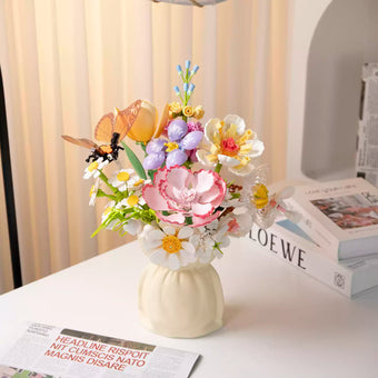 compare product Building block bouquet + vase