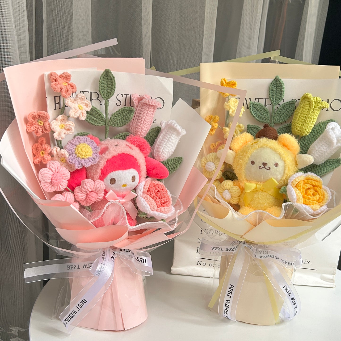 Sanrio Rose Crochet Bouquet