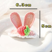 Dog and cat hairpins--Handmade woolen knitted