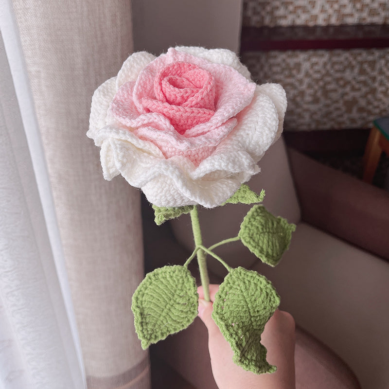 Handwoven Single Thai Rose Bouquet