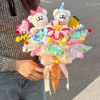 Line puppy doll twist stick bouquet