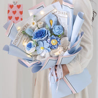 Hand Crocheted Thai Rose Bouquet