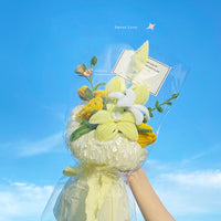 Handmade twisted stick bouquet