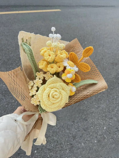 Vintage Crochet Bouquet