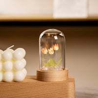 Handmade Glass Tulip Night Light-5/10 flowers
