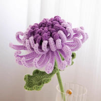 Crocheted chrysanthemum