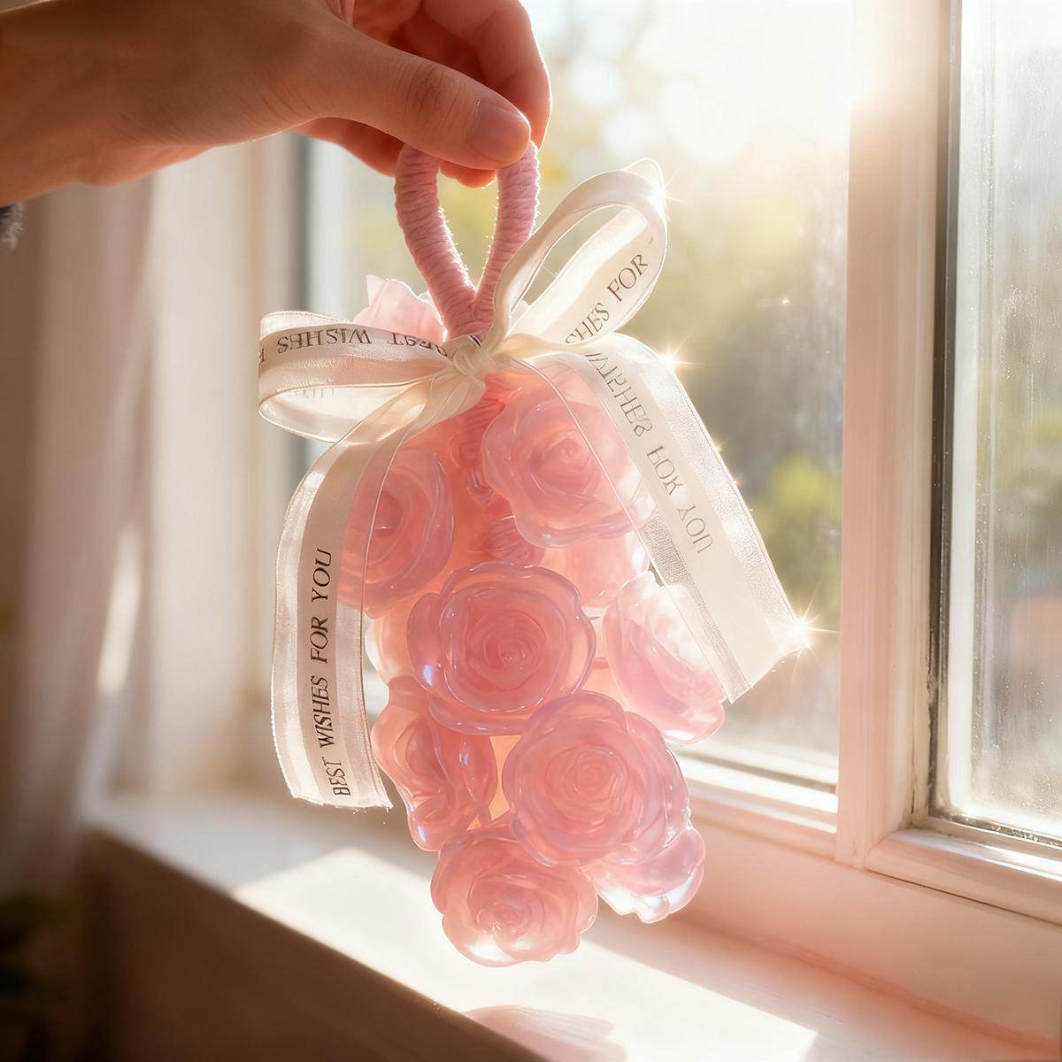 Handmade rose-scented soap