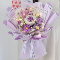 Hand Crocheted Thai Rose Bouquet