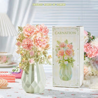 Everlasting flower building block vase