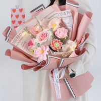 Hand Crocheted Thai Rose Bouquet