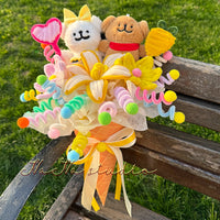 Line puppy doll twist stick bouquet