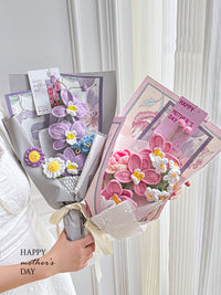 Hand Crocheted Phalaenopsis Bouquet