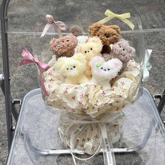 compare product Handmade puppy bouquet