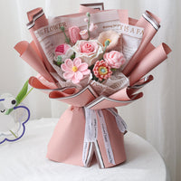 Hand Crocheted Thai Rose Bouquet