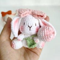 Handwoven Tulip Rabbit