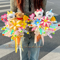 Line puppy doll twist stick bouquet