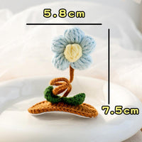 Dog and cat hairpins--Handmade woolen knitted