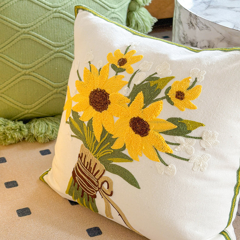 Sunflower Pillow