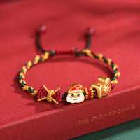 Christmas gift-hand-woven bracelet (adjustable)