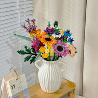 Building block bouquet + vase