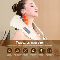 Wireless Neck And Back Shiatsu Kneading Massager