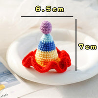 Dog and cat hairpins--Handmade woolen knitted