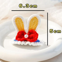 Dog and cat hairpins--Handmade woolen knitted