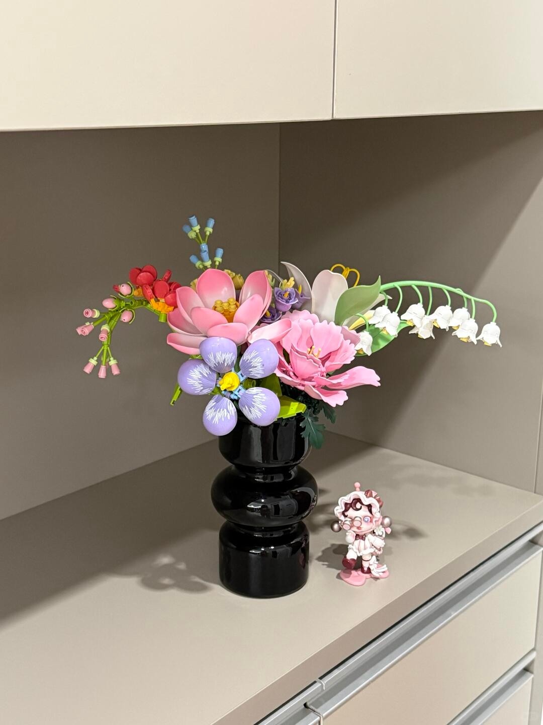 Building block bouquet + vase