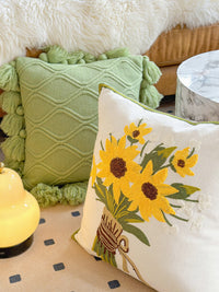 Sunflower Pillow