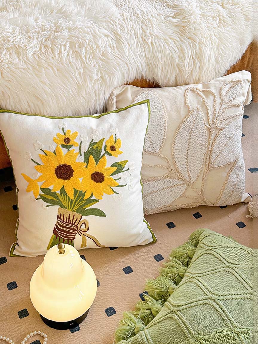 Sunflower Pillow