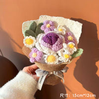Hand-Knitted Flower – Finished Gift Box