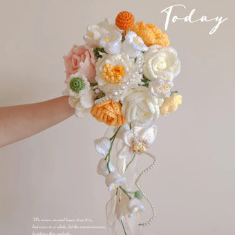 compare product Crocheted Cascade Bouquet