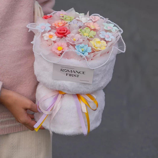 Handmade ceramic flower bouquet