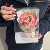 Hand-crocheted mini flower bouquet (handmade gift)