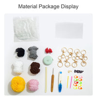 Hand crochet small animal dolls