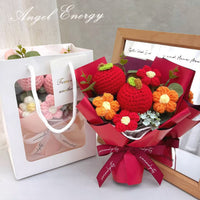 Hand-crocheted mini flower bouquet (handmade gift)