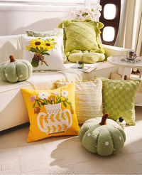 Fresh and simple style throw pillow