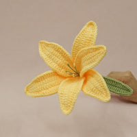Hand crocheted lilies