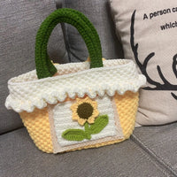 Crochet Sunflower Handbag
