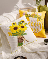 Fresh and simple style throw pillow