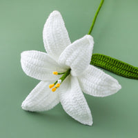 Hand crocheted lilies